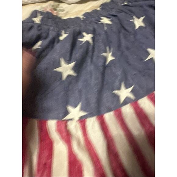 J Suzette Skirt Womens M American Flag Stars Stripes Patriotic 90s Vintage USA - Picture 4 of 7